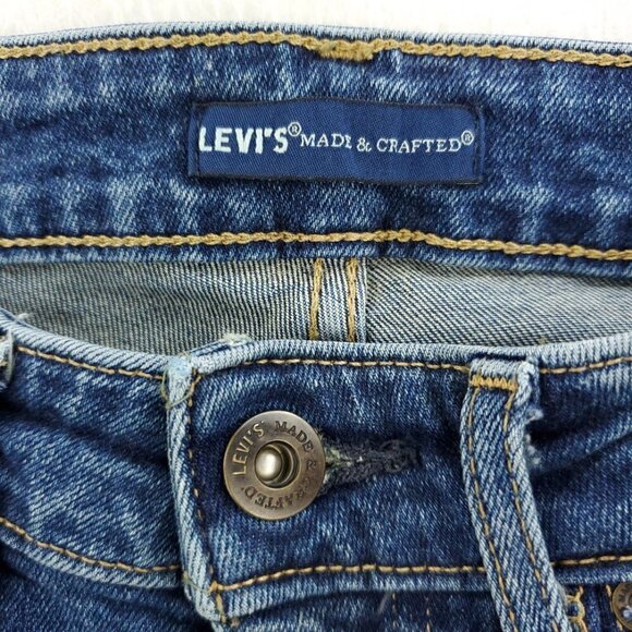 Levi's Made & Crafted 721 High Rise Skinny Jeans Japanese Denim "27x30" (26x30) - Picture 11 of 14